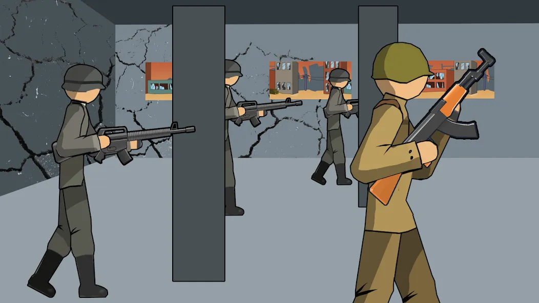 Stickman WW2 (Стикмэн Вторая Мировая война)  [МОД Бесконечные монеты] Screenshot 4