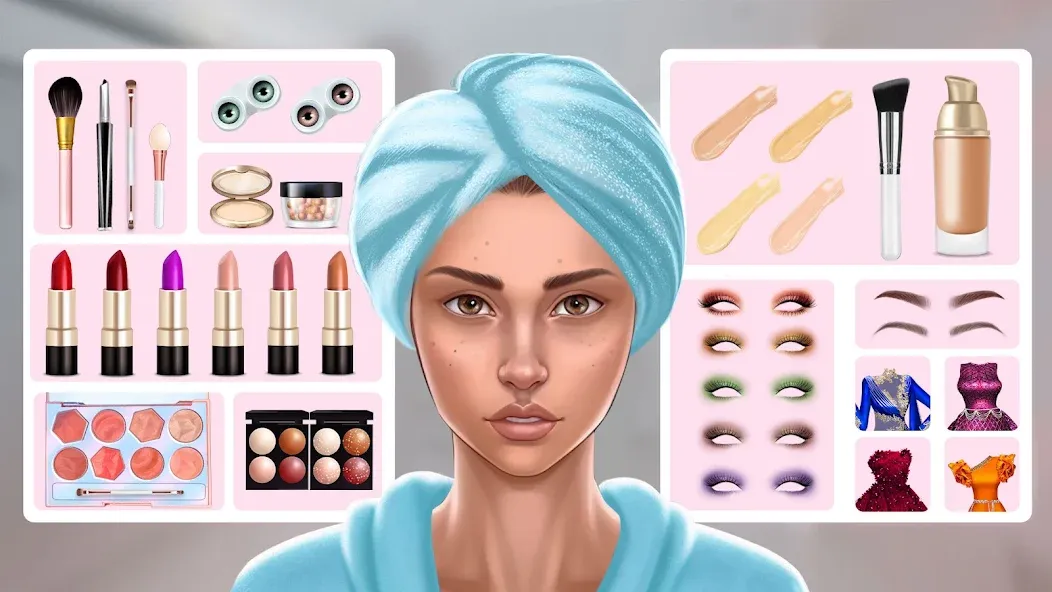 DIY Makeup: Beauty Makeup Game  [МОД Бесконечные деньги] Screenshot 4