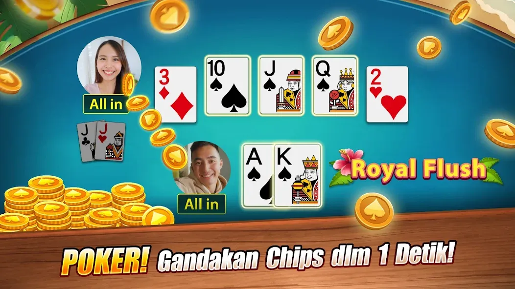 LUXY Domino Gaple QiuQiu Poker (Лукси Домино Гапл Киукиу Покер)  [МОД Unlocked] Screenshot 3