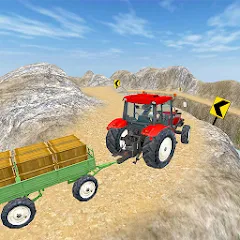 Скачать взломанную Tractor Driver 3D Farming Sim (Тракторист 3D Симулятор Фермерства)  [МОД Все открыто] - стабильная версия apk на Андроид