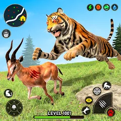 Взломанная Tiger Games: Tiger Sim Offline  [МОД Много денег] - последняя версия apk на Андроид