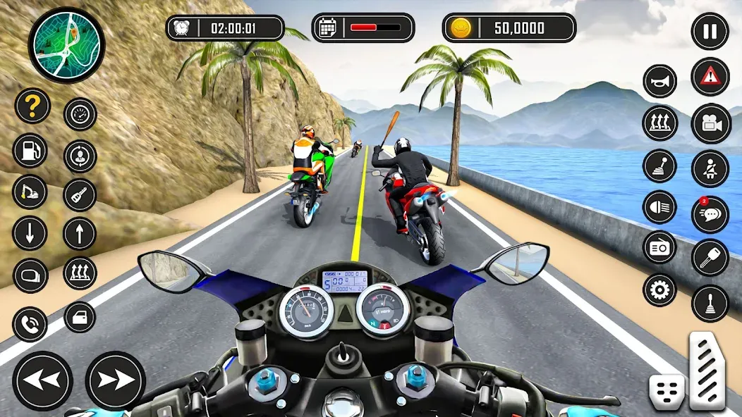 Bike Racing Games - Bike Game (Байк Рейсинг Геймс)  [МОД Все открыто] Screenshot 1