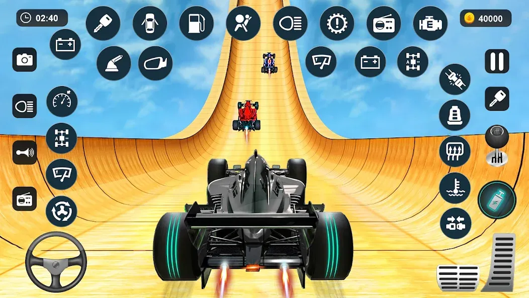 Formula Car Stunt - Car Games (Формула автомобиль трюк)  [МОД Mega Pack] Screenshot 2