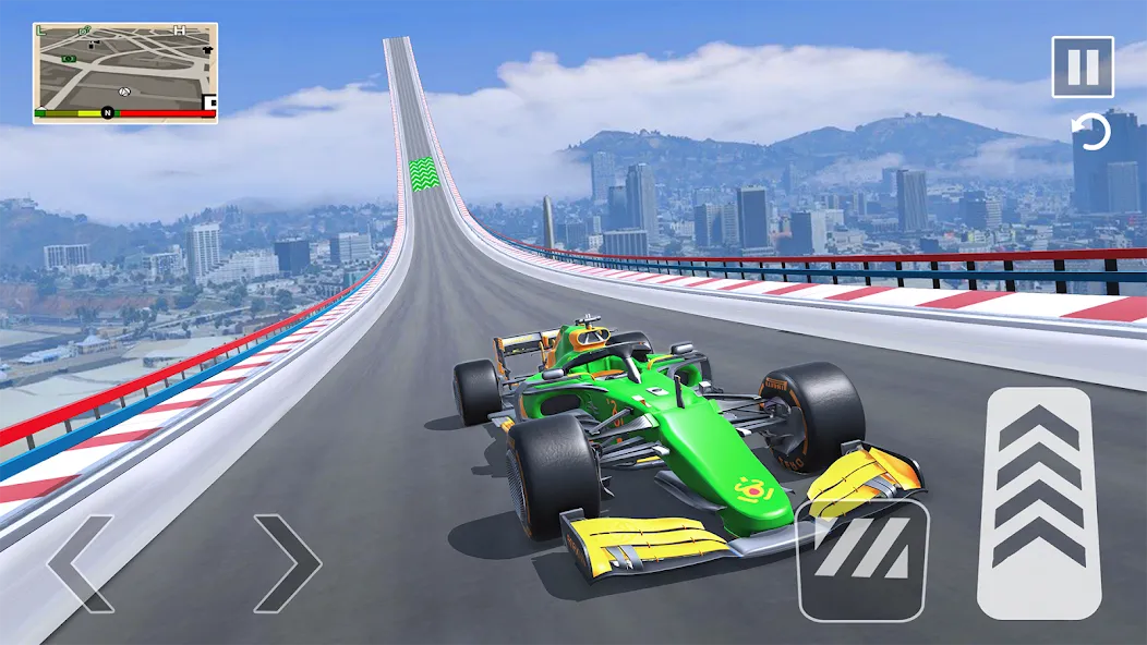 Formula Car Stunt - Car Games (Формула автомобиль трюк)  [МОД Mega Pack] Screenshot 4