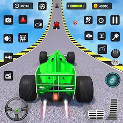 Взлом Formula Car Stunt - Car Games (Формула автомобиль трюк)  [МОД Mega Pack] - полная версия apk на Андроид