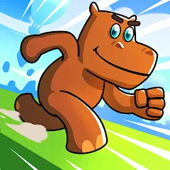 Взломанная Hippo Dash (Хиппо Дэш)  [МОД Много денег] - стабильная версия apk на Андроид