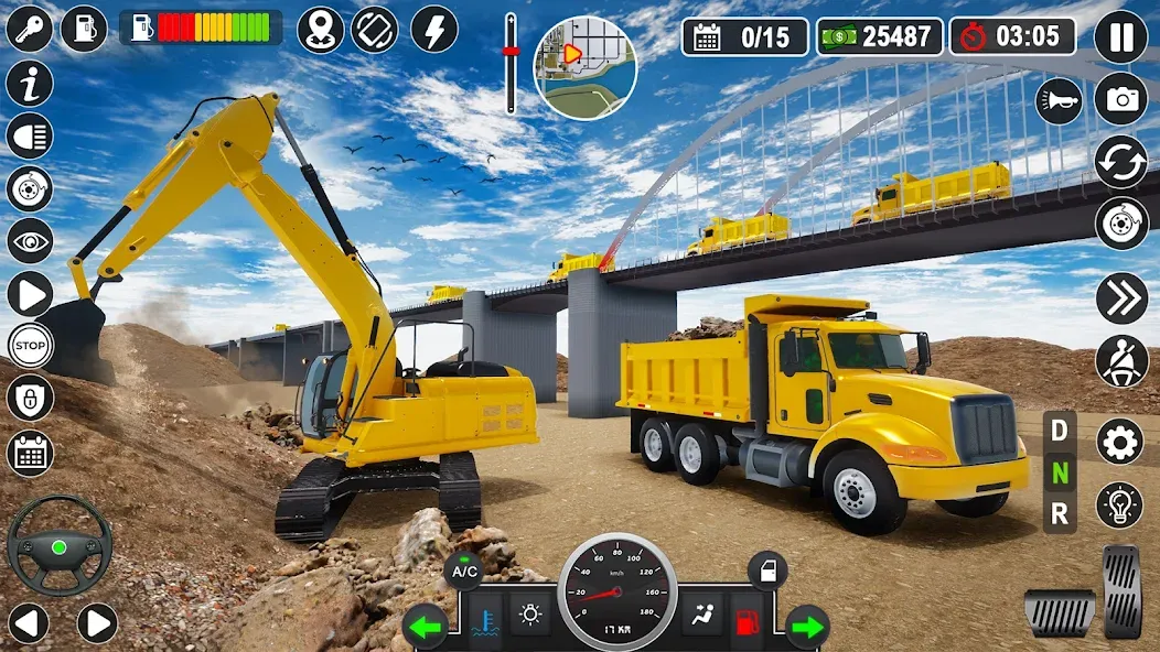 Construction Games Simulator  [МОД Бесконечные монеты] Screenshot 4