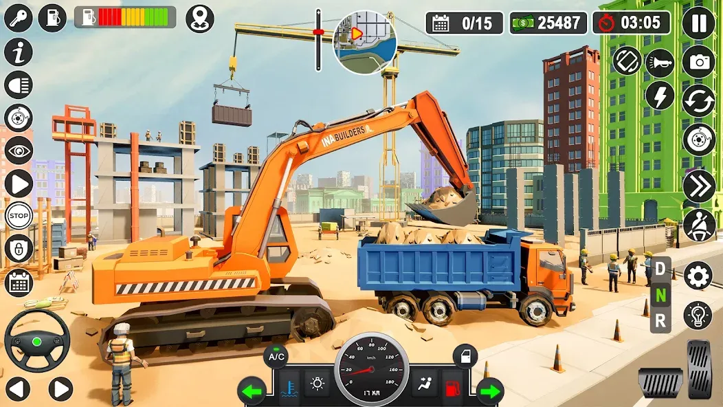 Construction Games Simulator  [МОД Бесконечные монеты] Screenshot 5