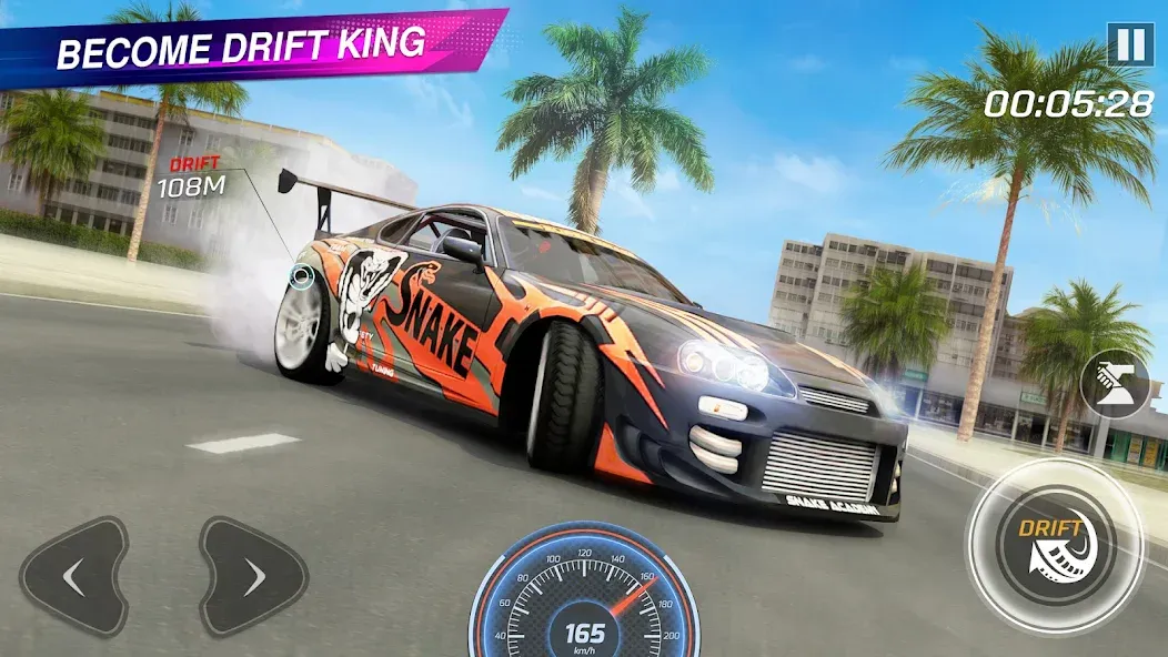 Extreme Car Driving: Car Drift  [МОД Бесконечные монеты] Screenshot 1