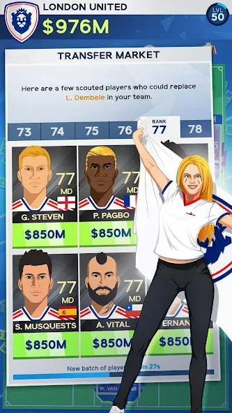 Idle Eleven - Soccer tycoon (Айдл Илевен)  [МОД Много монет] Screenshot 4