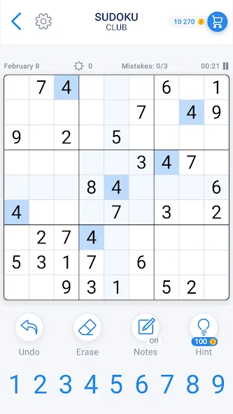 Sudoku Game - Daily Puzzles  [МОД Mega Pack] Screenshot 1