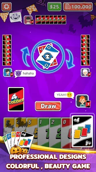 4 Colors Card Game (Цвета Карточная Игра)  [МОД Menu] Screenshot 2