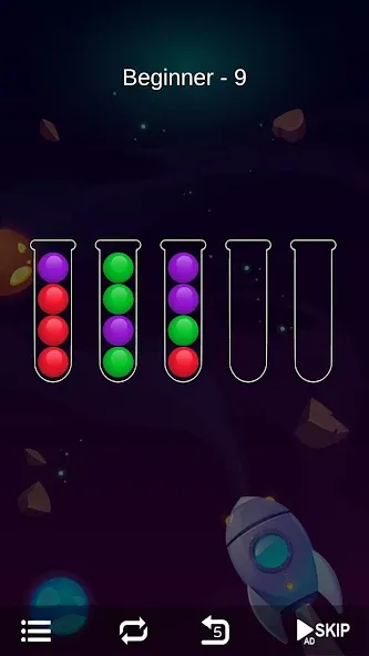 Ball Sort - Bubble Sort Puzzle (Болл Сорт)  [МОД Unlocked] Screenshot 3