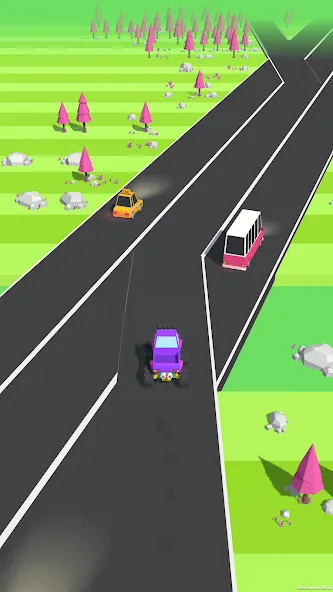 Traffic Run!: Driving Game  [МОД Unlimited Money] Screenshot 3