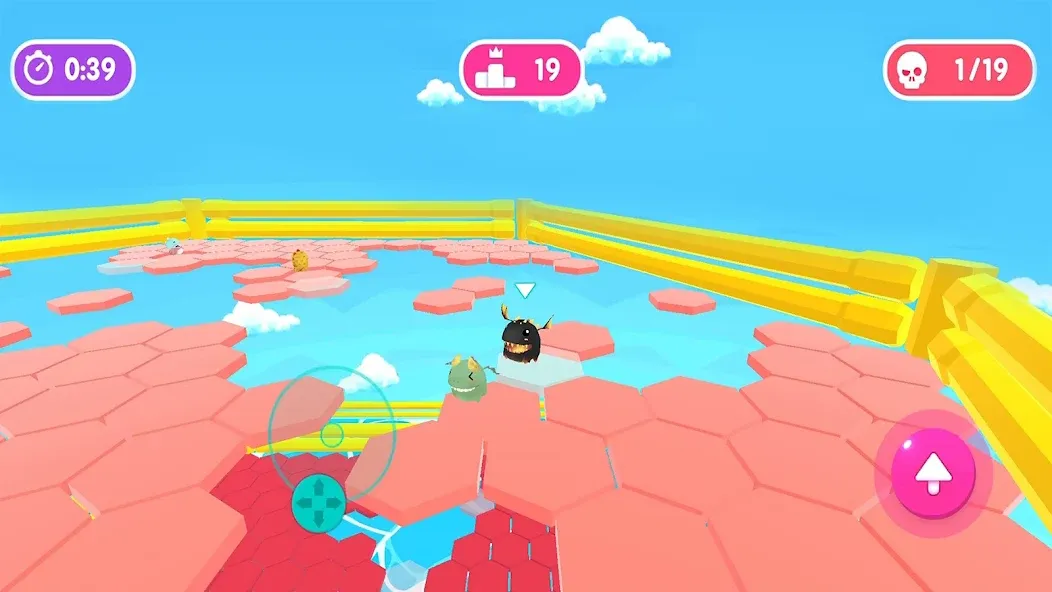 Fall.io - Race of Dino  [МОД Много монет] Screenshot 4