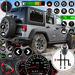 Взломанная Offroad Jeep Driving & Parking  [МОД Unlimited Money] - последняя версия apk на Андроид