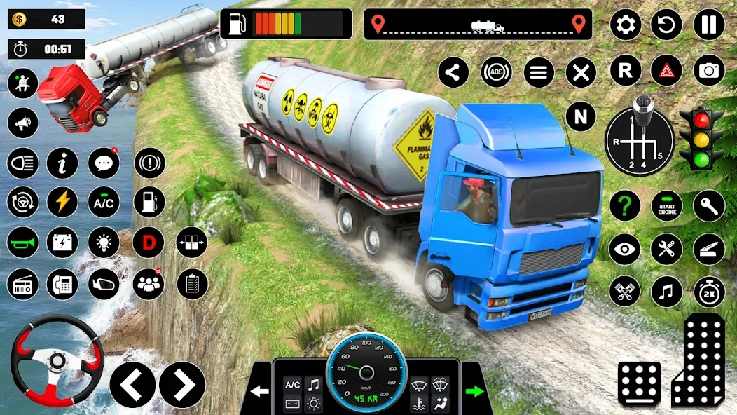 Oil Truck Games: Driving Games  [МОД Unlimited Money] Screenshot 5