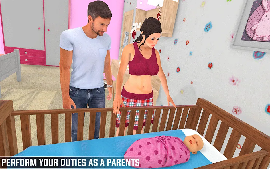 Pregnant Games Mommy Simulator  [МОД Все открыто] Screenshot 1