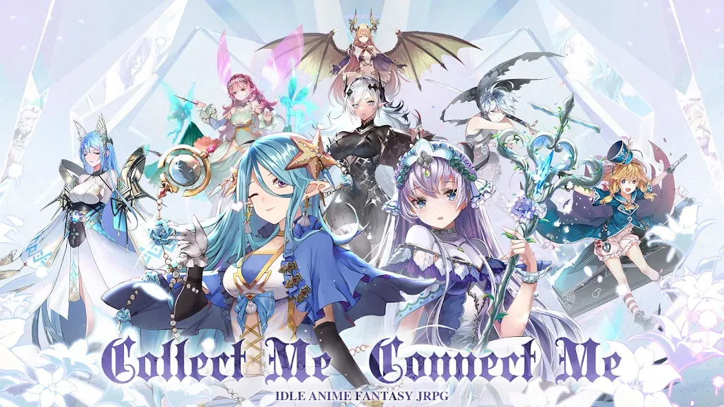 Girls' Connect: Idle RPG  [МОД Много монет] Screenshot 1