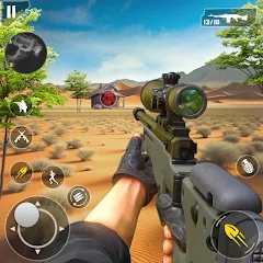 Скачать взлом Fps Shooting Gun War: Gun Game  [МОД Menu] - стабильная версия apk на Андроид