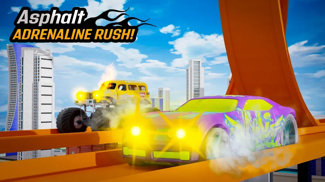 Nano Monster Truck Jam Game  [МОД Много монет] Screenshot 3