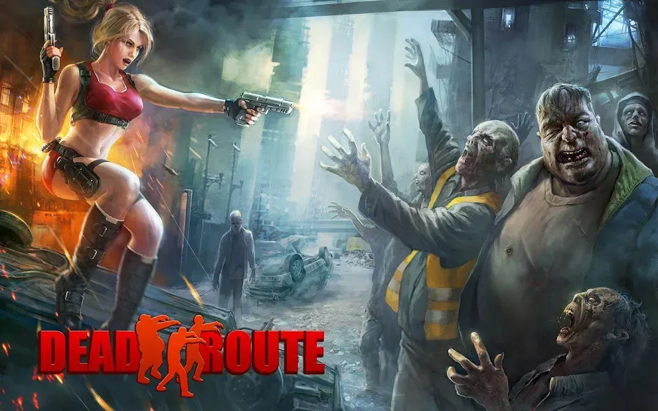 Dead Route: Zombie Apocalypse (Дед Роут)  [МОД Mega Pack] Screenshot 1