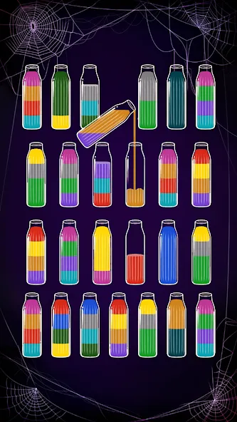 Soda Sort: Water Color Puzzle (Сода Сорт)  [МОД Бесконечные монеты] Screenshot 2