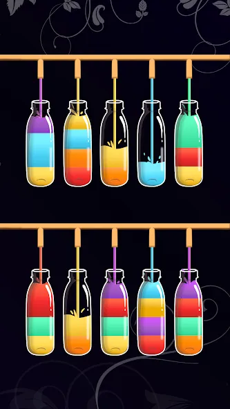 Water Sort - Color Puzzle Game (Уотер Сорт)  [МОД Mega Pack] Screenshot 2