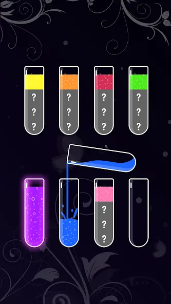 Water Sort - Color Puzzle Game (Уотер Сорт)  [МОД Mega Pack] Screenshot 4