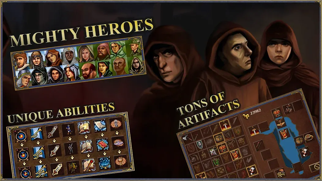 Heroes 3 of Might: Magic TD  [МОД Бесконечные монеты] Screenshot 4