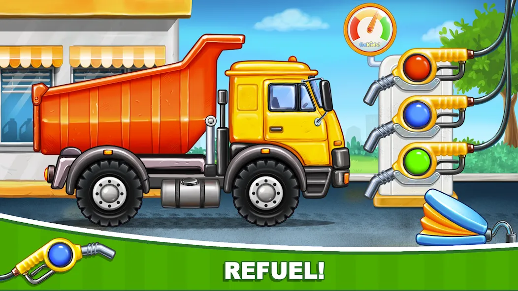 Car games Bulldozer for kids 5  [МОД Много монет] Screenshot 2