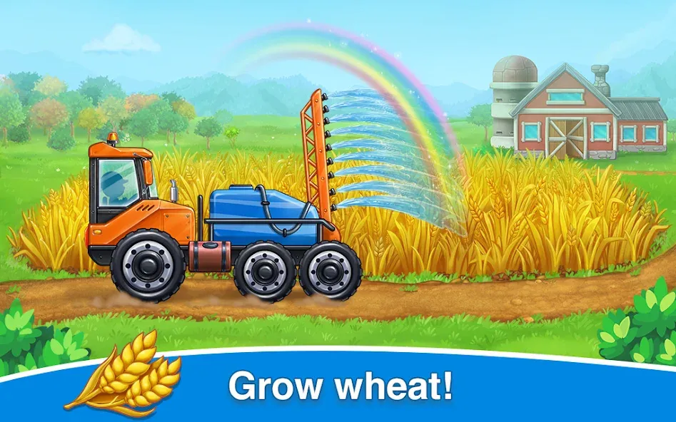 Farm land & Harvest Kids Games  [МОД Много денег] Screenshot 3