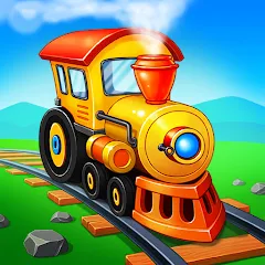 Скачать взломанную Train Games for Kids: station  [МОД Все открыто] - стабильная версия apk на Андроид