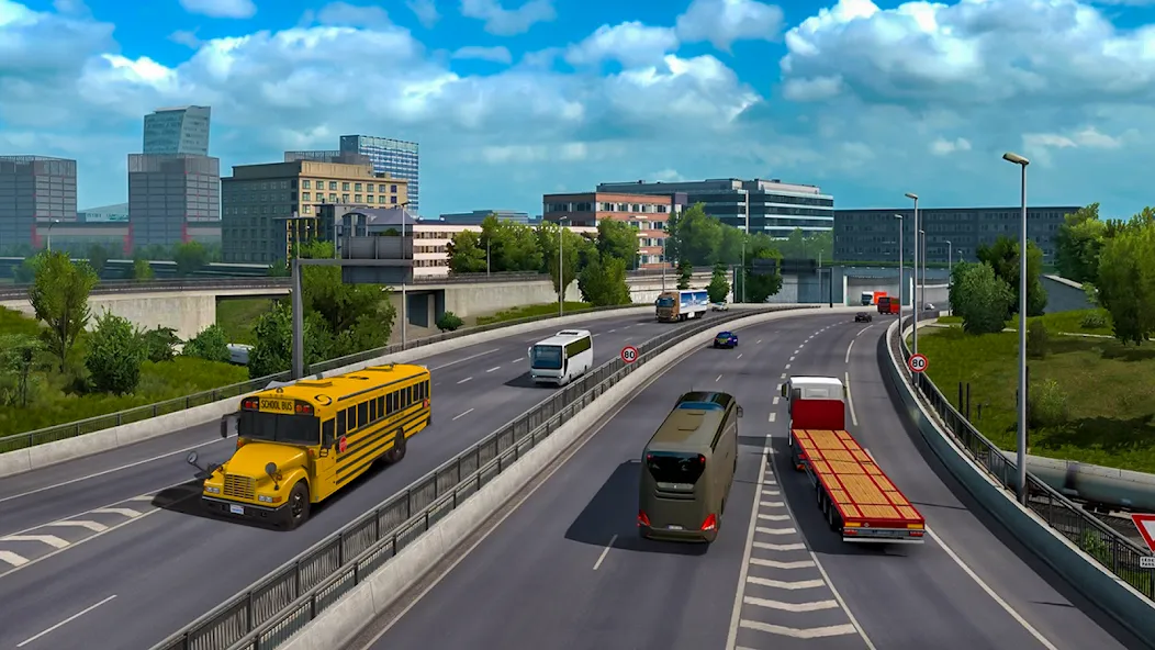 School Bus Transport Simulator (Школьный Автобусный Транспортный Симулятор)  [МОД Menu] Screenshot 4