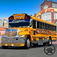 Скачать взломанную School Bus Transport Simulator (Школьный Автобусный Транспортный Симулятор)  [МОД Menu] - последняя версия apk на Андроид