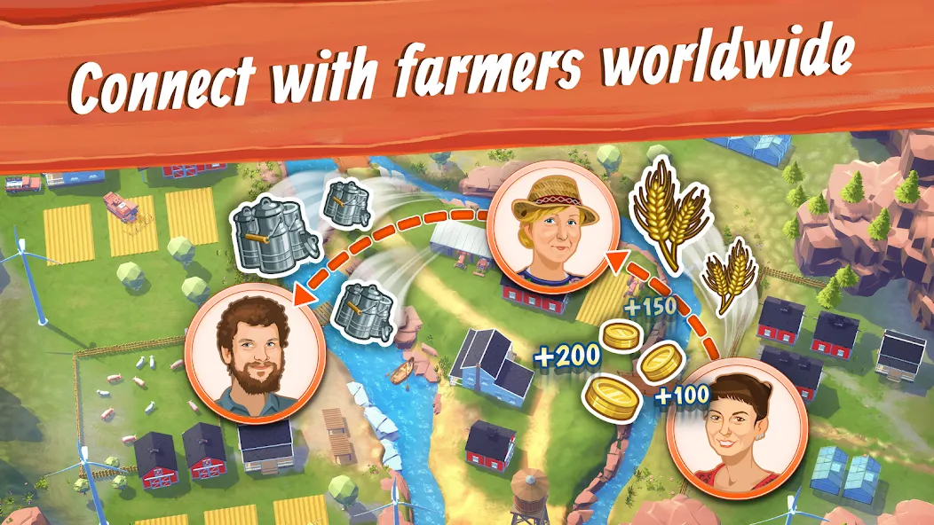 Big Farm: Mobile Harvest (Биг Фарм)  [МОД Бесконечные монеты] Screenshot 5