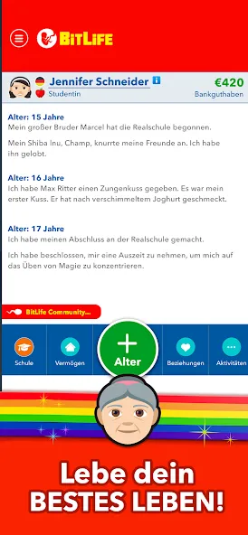 BitLife DE - Lebenssimulation (Битлайф ДЕ)  [МОД Unlimited Money] Screenshot 4