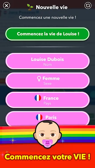 BitLife Français  [МОД Много денег] Screenshot 1