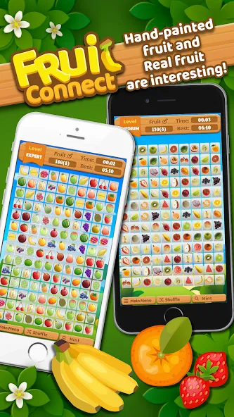 Fruit Connect (Фрукт Коннект)  [МОД Menu] Screenshot 1