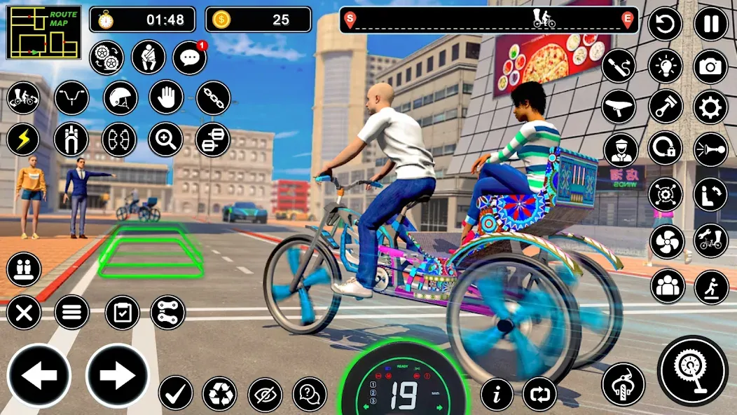 BMX Cycle Games 3D Cycle Race (игры на велосипеде 3D гонка)  [МОД Unlimited Money] Screenshot 4