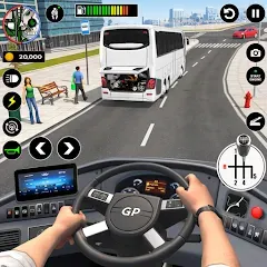 Скачать взлом Bus Simulator - Driving Games  [МОД Много денег] - полная версия apk на Андроид