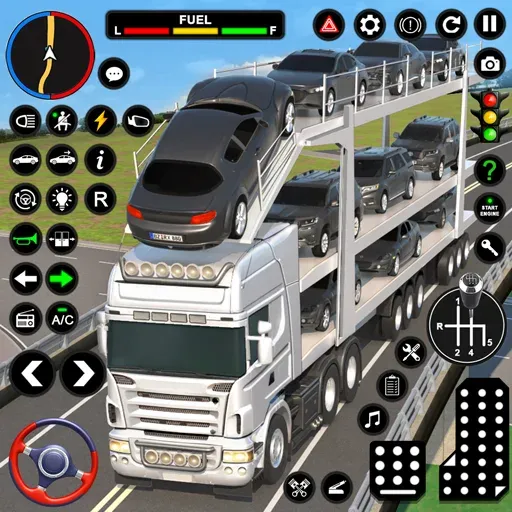 Car Transport - Truck Games 3D  [МОД Много денег] Screenshot 1