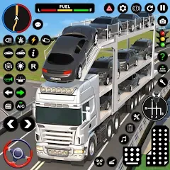 Скачать взломанную Car Transport - Truck Games 3D  [МОД Много денег] - стабильная версия apk на Андроид