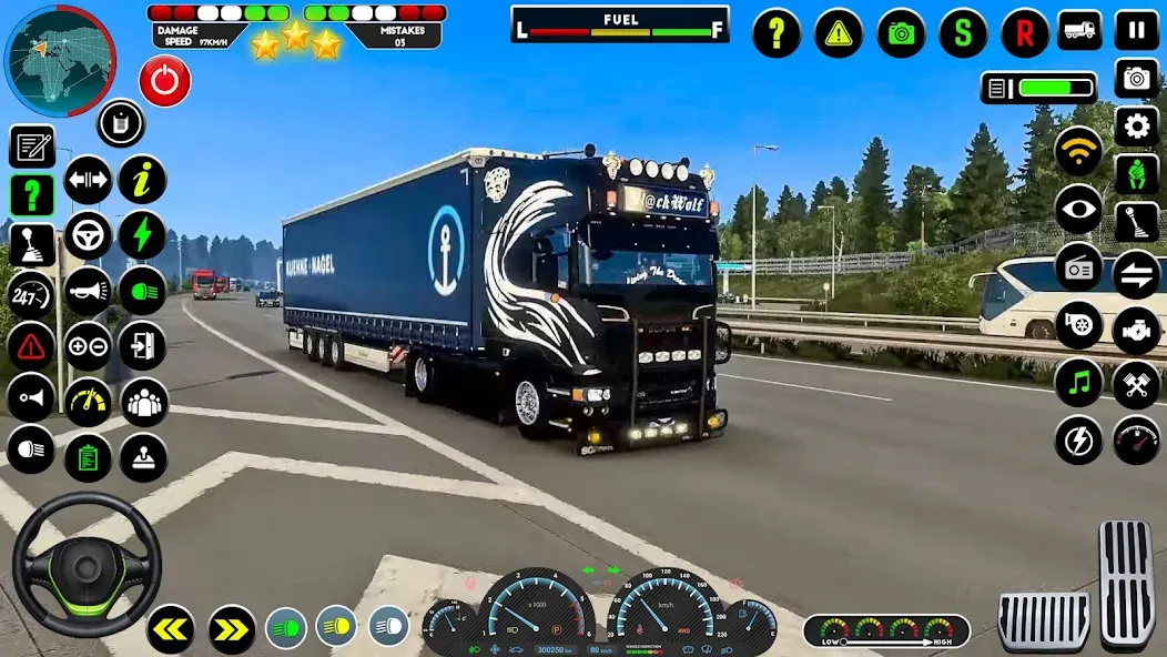 Truck Driving Euro Truck Game  [МОД Меню] Screenshot 4