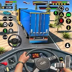 Взлом Truck Driving Euro Truck Game  [МОД Меню] - полная версия apk на Андроид