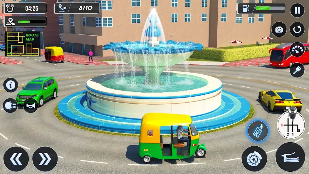 Tuk Tuk Auto Driving Games 3D  [МОД Бесконечные деньги] Screenshot 5