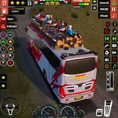 Взломанная City Bus Driving: Bus Games 3D  [МОД Menu] - последняя версия apk на Андроид