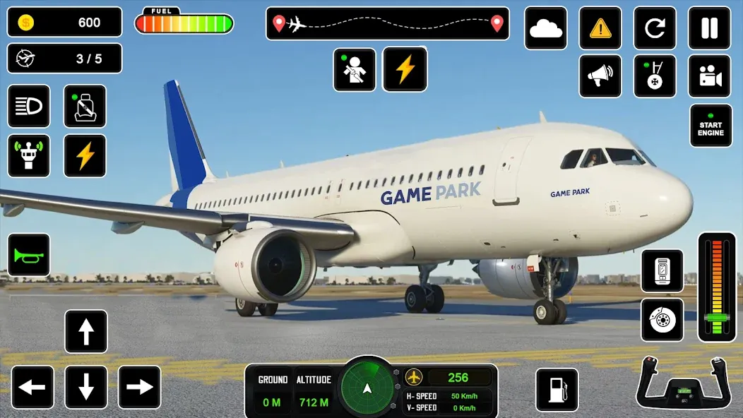 Pilot Simulator: Airplane Game  [МОД Много денег] Screenshot 1