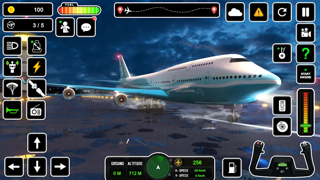 Pilot Simulator: Airplane Game  [МОД Много денег] Screenshot 3