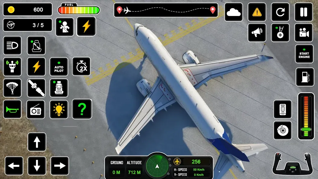 Pilot Simulator: Airplane Game  [МОД Много денег] Screenshot 4